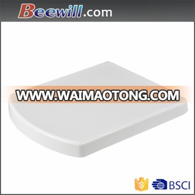 Manual polished two pieces square toilet lid